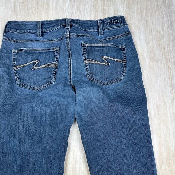 Silver Jeans Aiko Bootcut Flare Mid Rise Cowgirl Core Casual Denim Jeans 30 - Picture 14 of 16